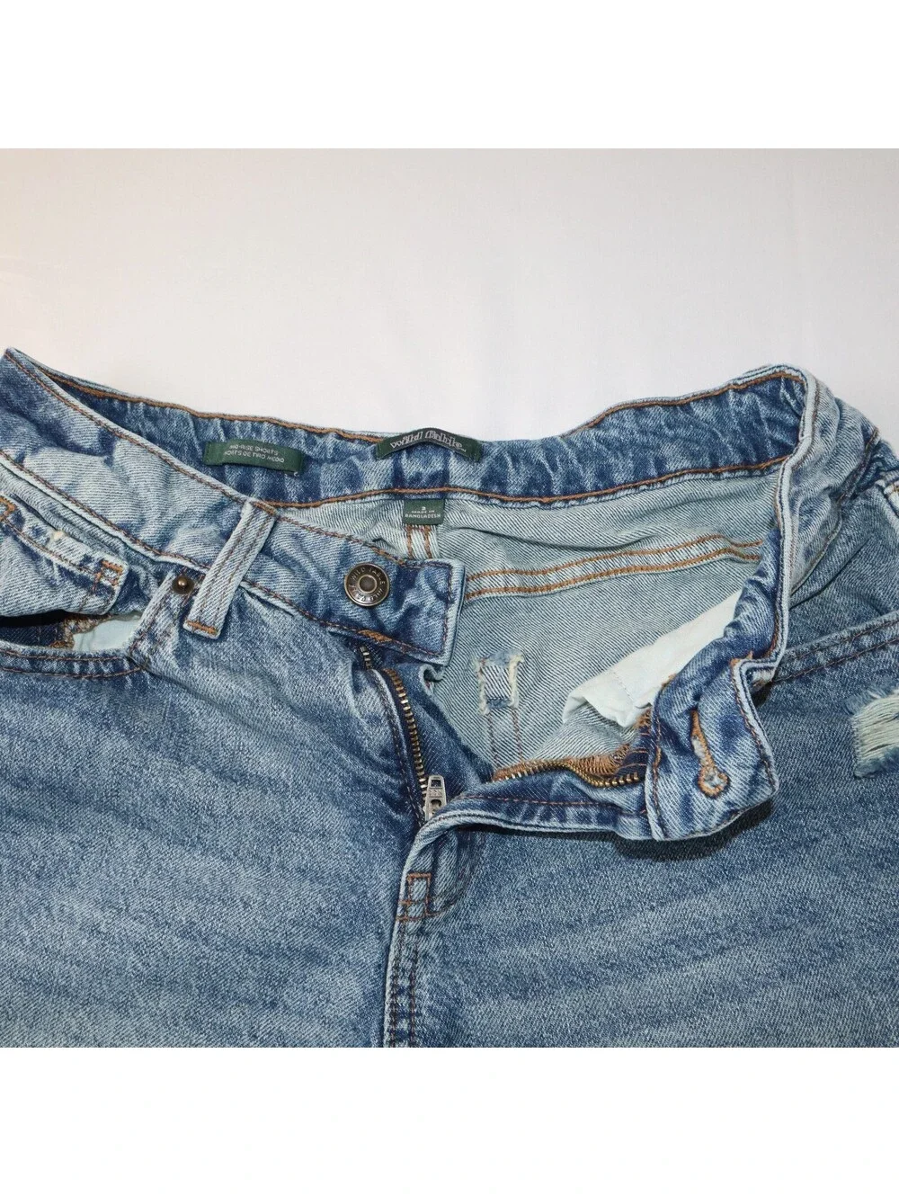 Wild Fable Girls Mid-Rise Denim Shorts Size 2 Blue
